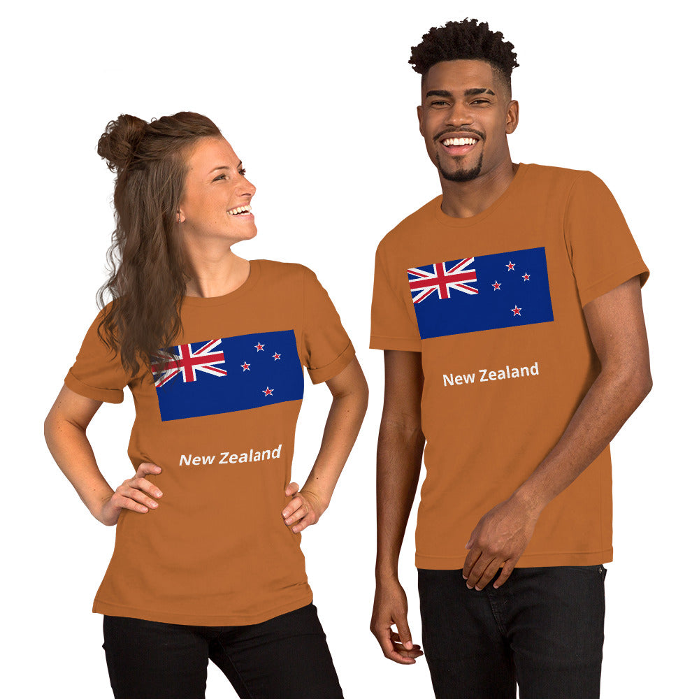 New Zealand flag Unisex t-shirt