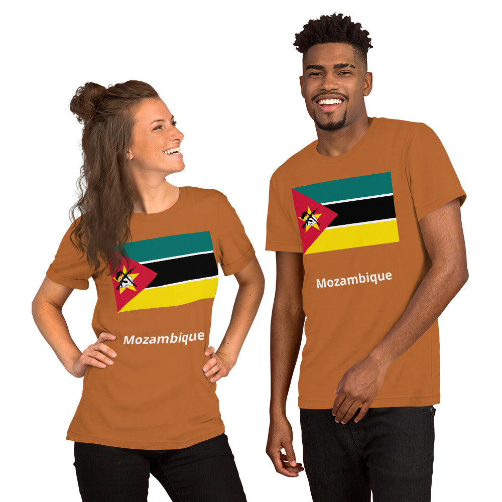 Mozambique flag Unisex t-shirt