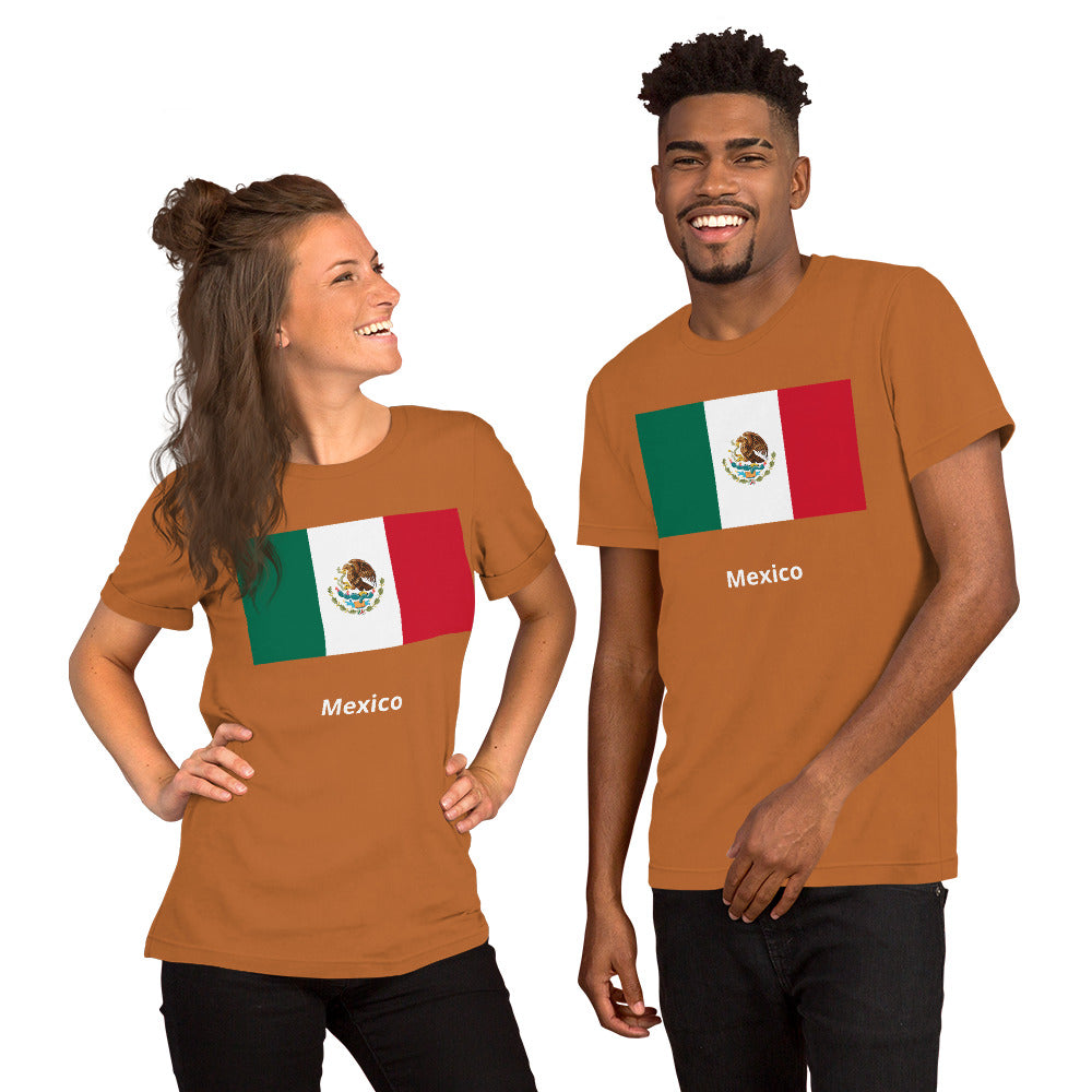 Mexico flag Unisex t-shirt