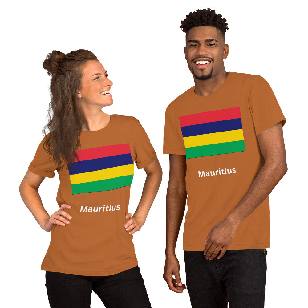 Mauritius flag Unisex t-shirt