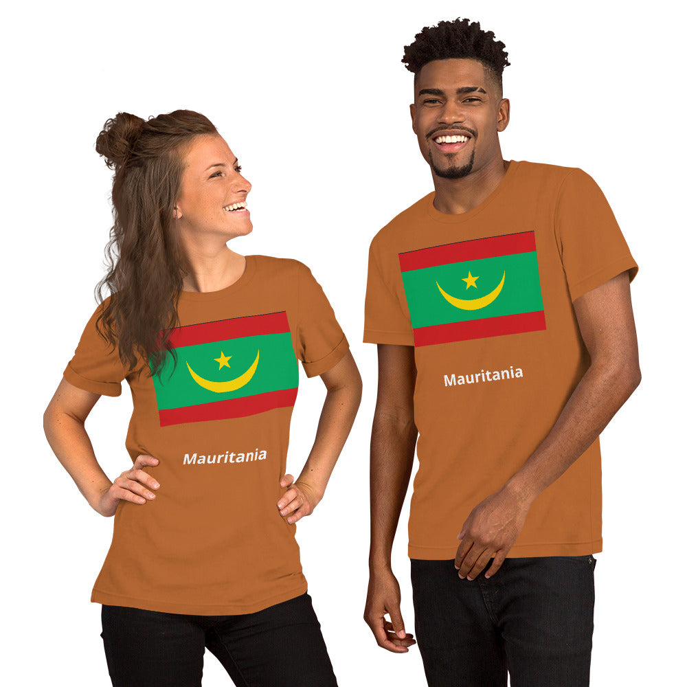 Mauritania flag Unisex t-shirt