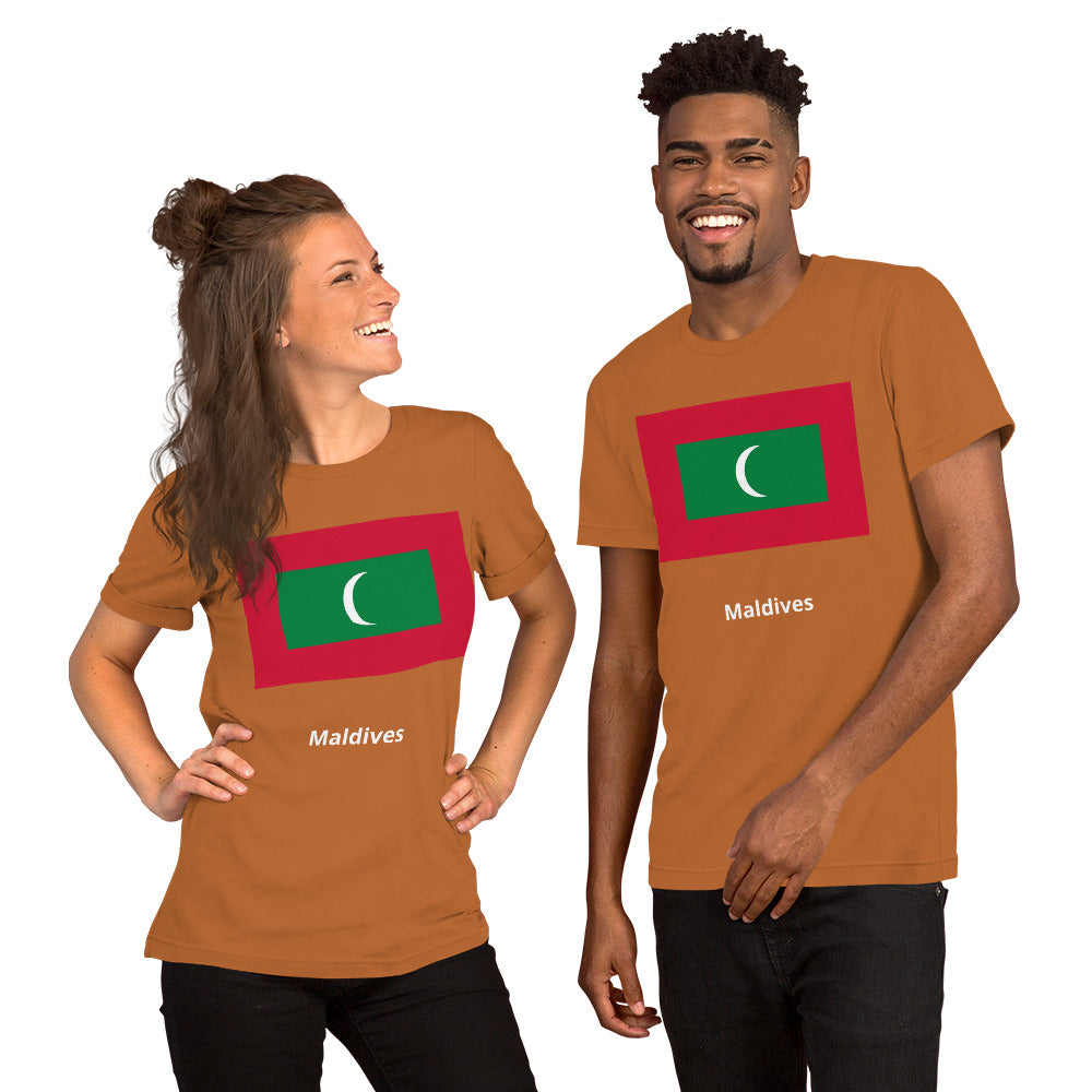 Maldives flag Unisex t-shirt