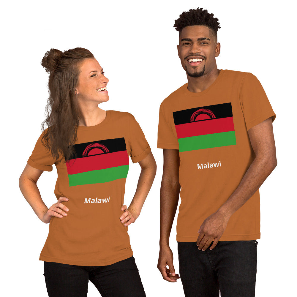 Malawi flag Unisex t-shirt