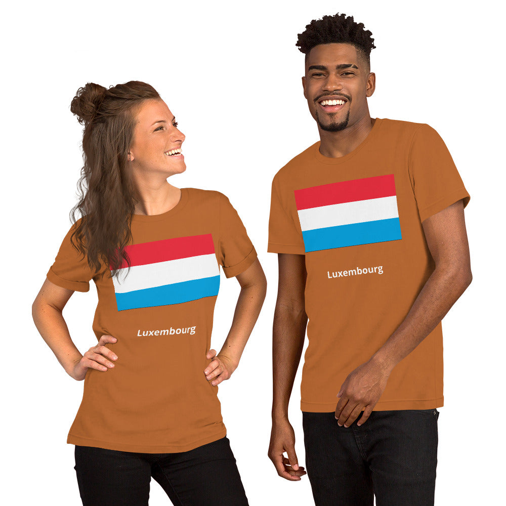 Luxembourg flag Unisex t-shirt