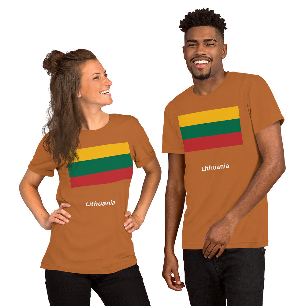 Lithuania flag Unisex t-shirt