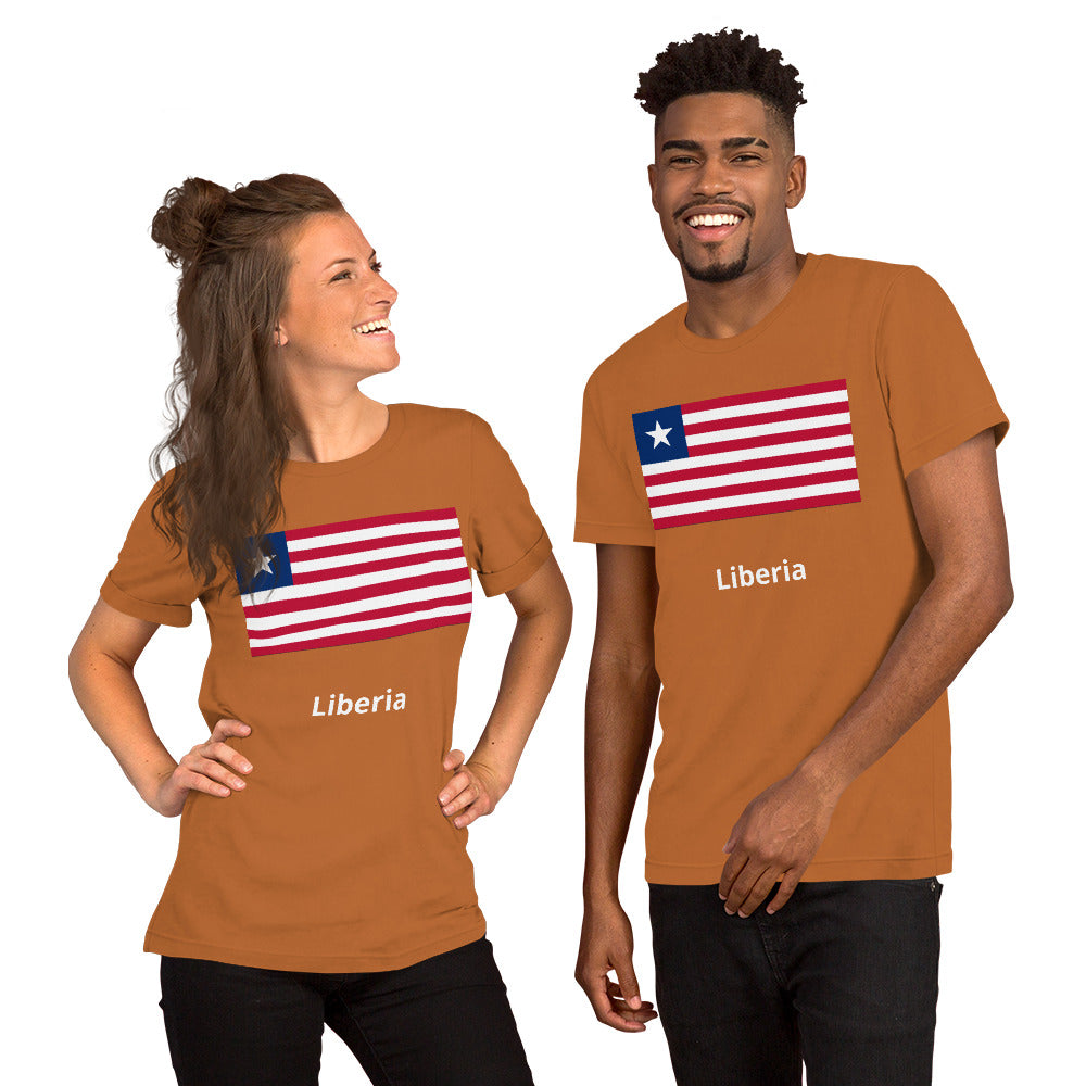 Liberia flag Unisex t-shirt