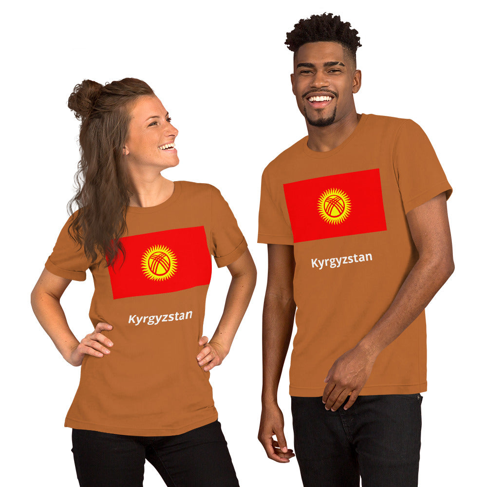 Kyrgyzstan flag Unisex t-shirt