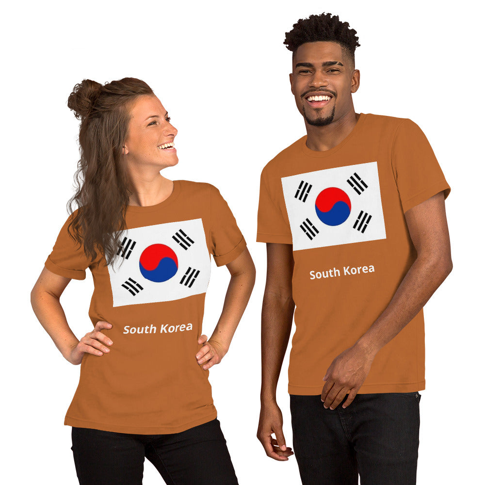 South Korea flag Unisex t-shirt