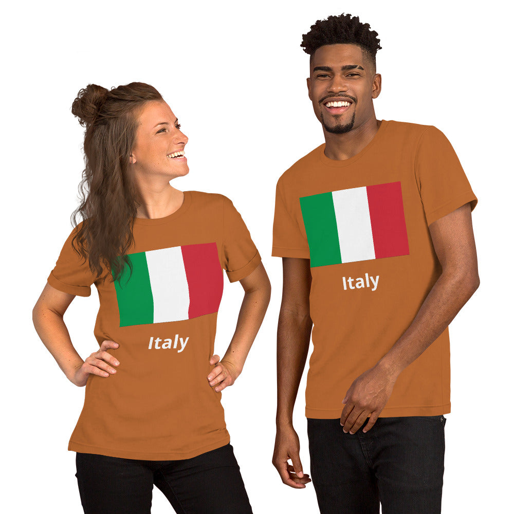 Italy flag Unisex t-shirt