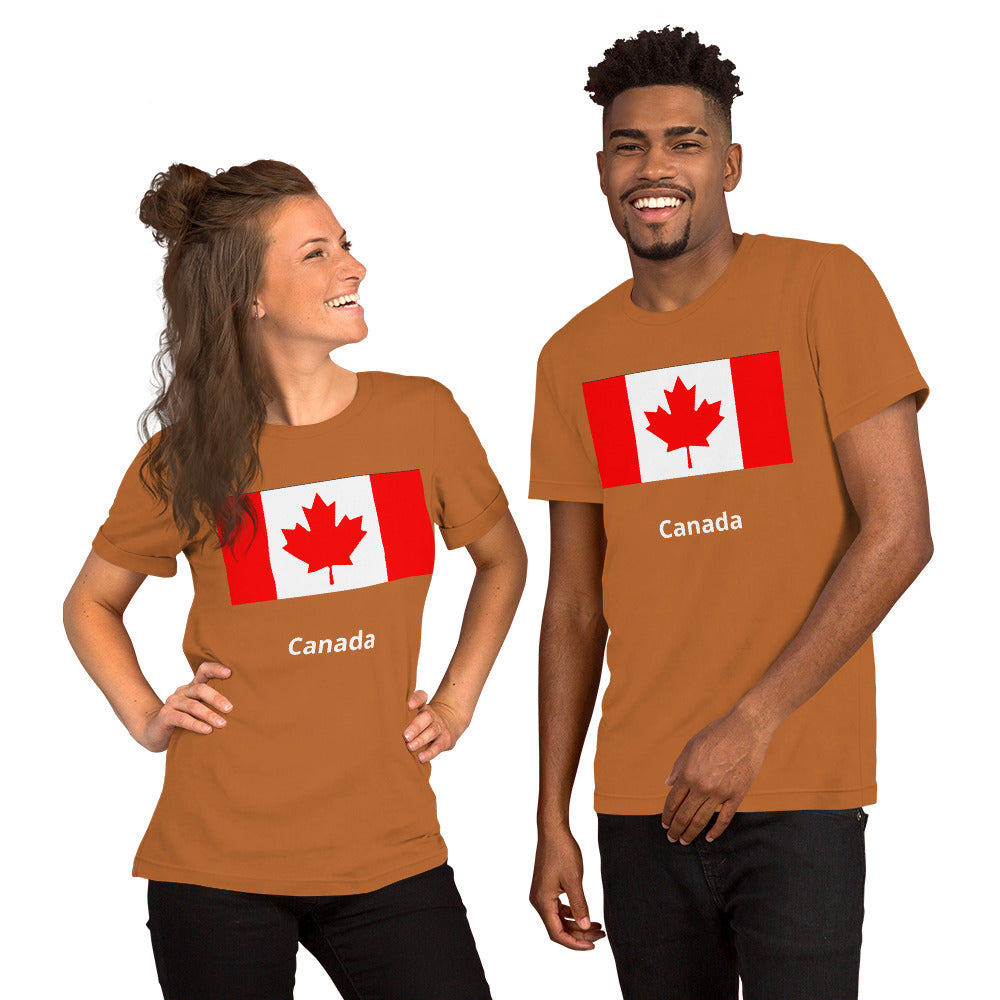 Canada flag Unisex t-shirt