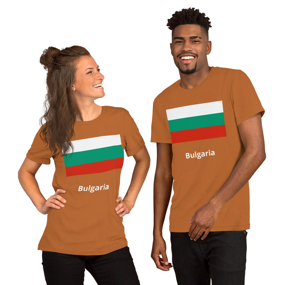 Bulgaria flag Unisex t-shirt