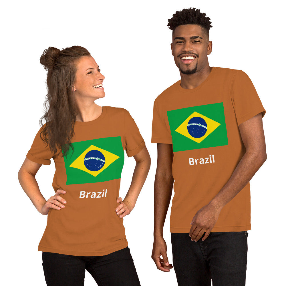 Brazil flag Unisex t-shirt