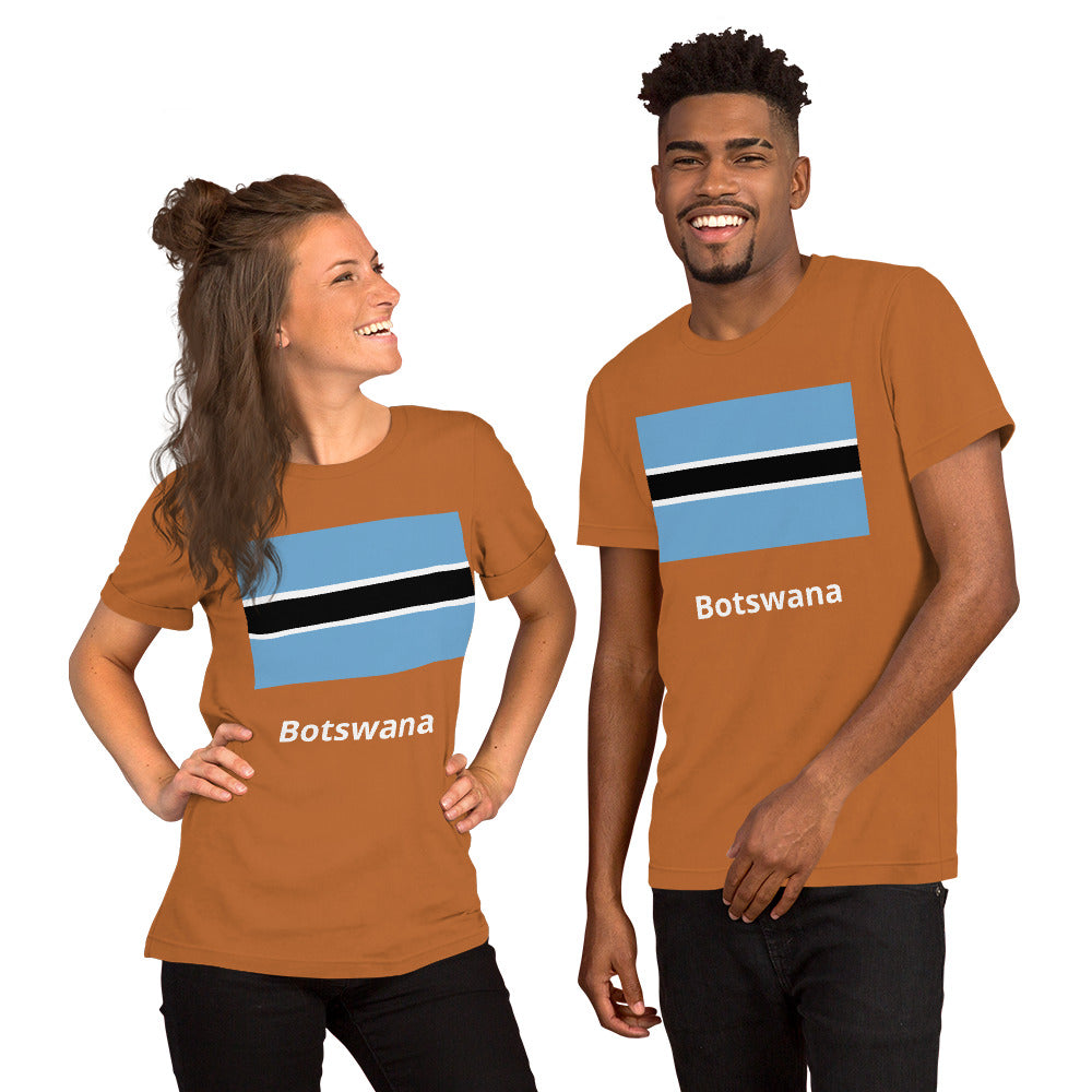 Botswana flag Unisex t-shirt