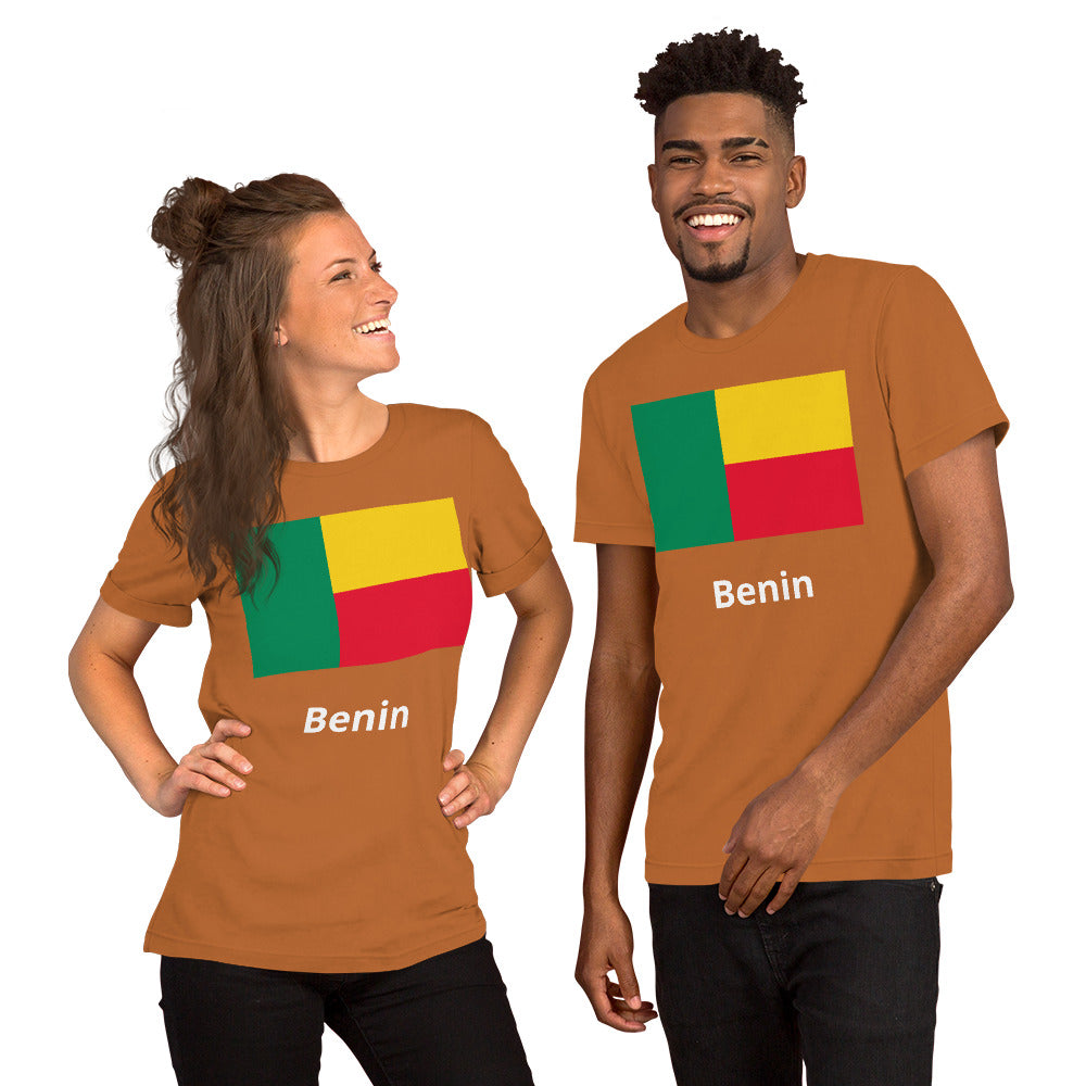 Benin flag Unisex t-shirt