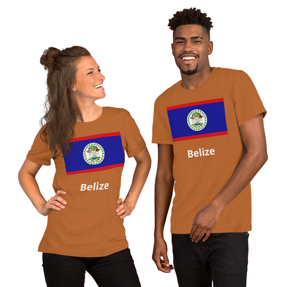 Belize flag Unisex t-shirt