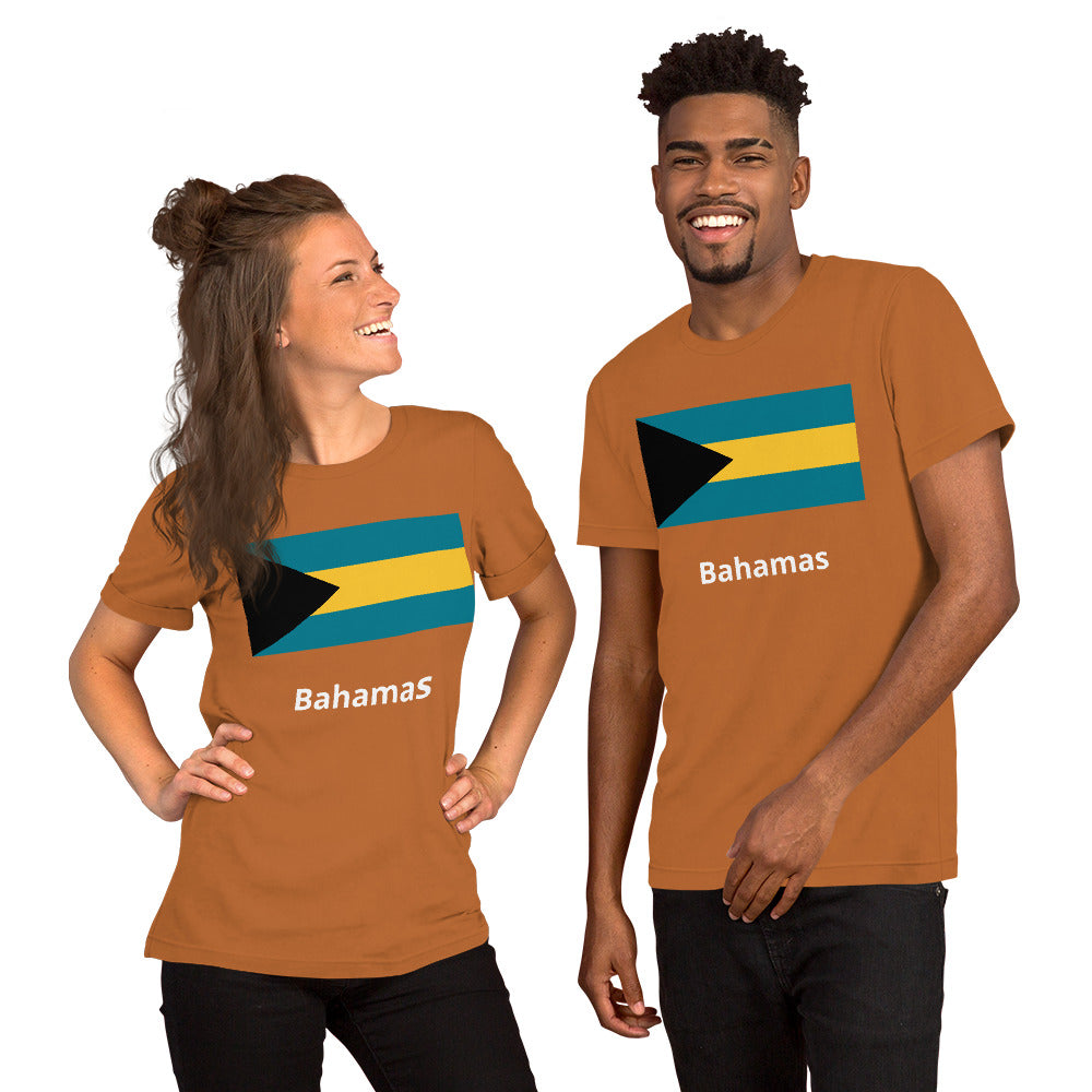 Bahamas flag Unisex t-shirt