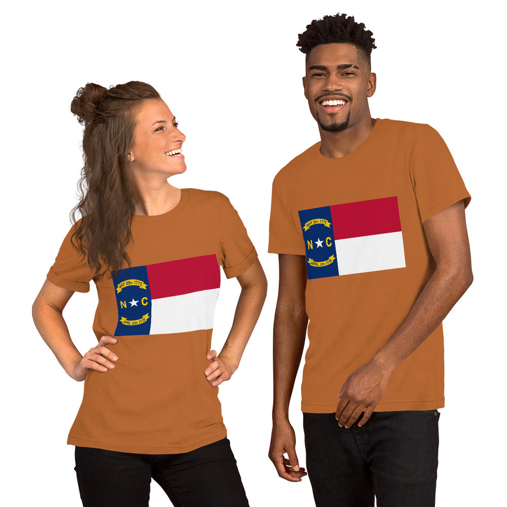 North Carolina flag Unisex t-shirt