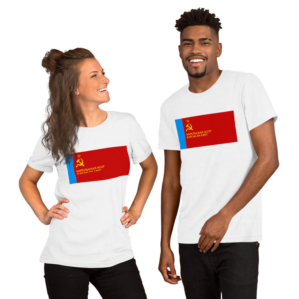 Kalmykia flag Unisex t-shirt