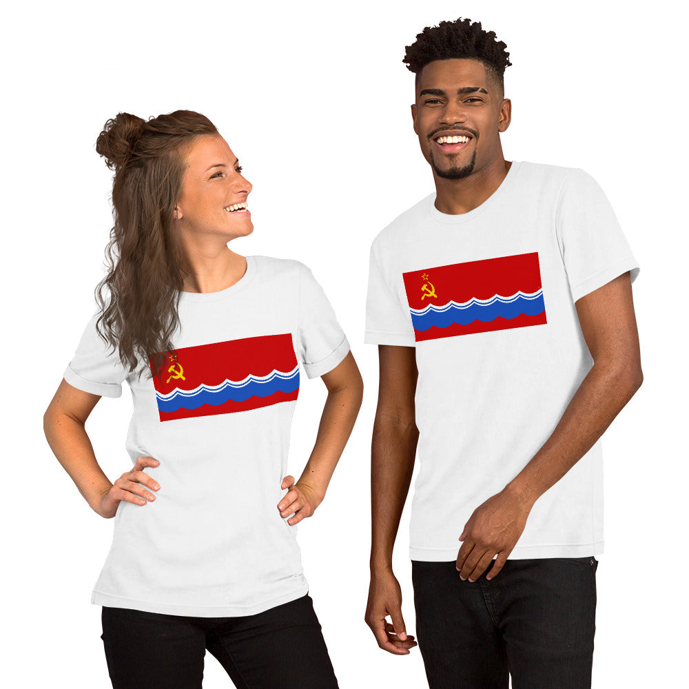 Latvia flag Unisex t-shirt