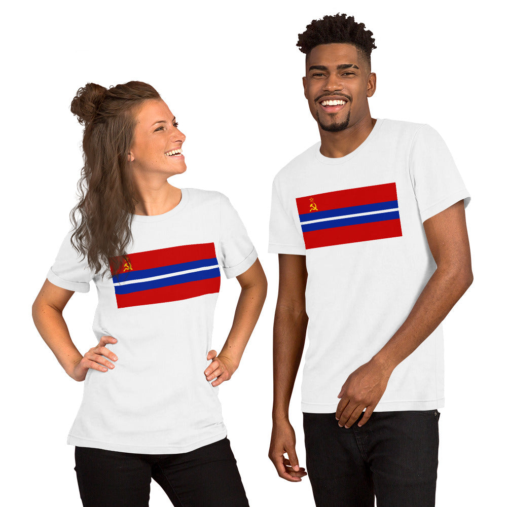 Kirghizia flag Unisex t-shirt