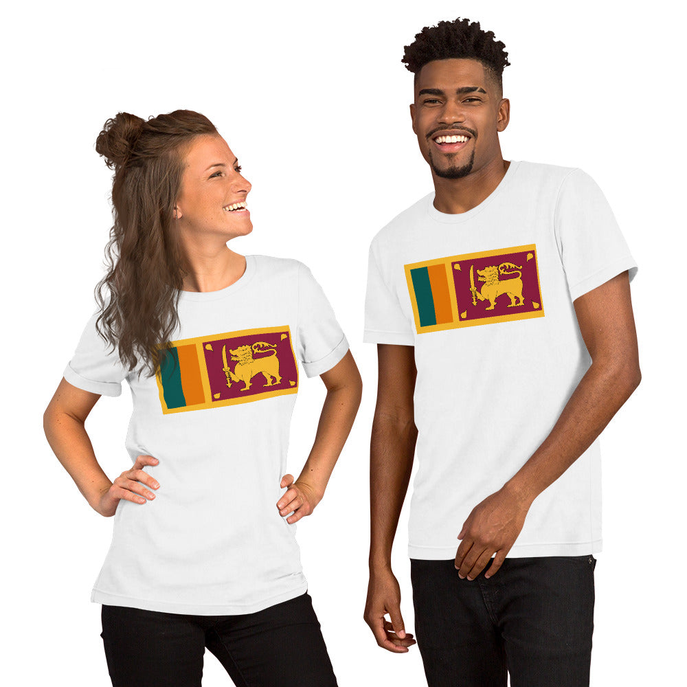 Sri Lanka flag Unisex t-shirt