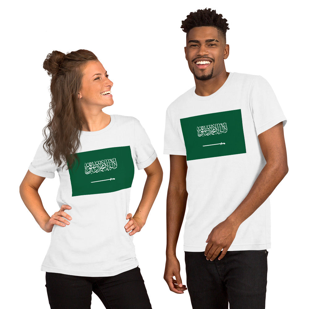 Saudi Arabia flag Unisex t-shirt