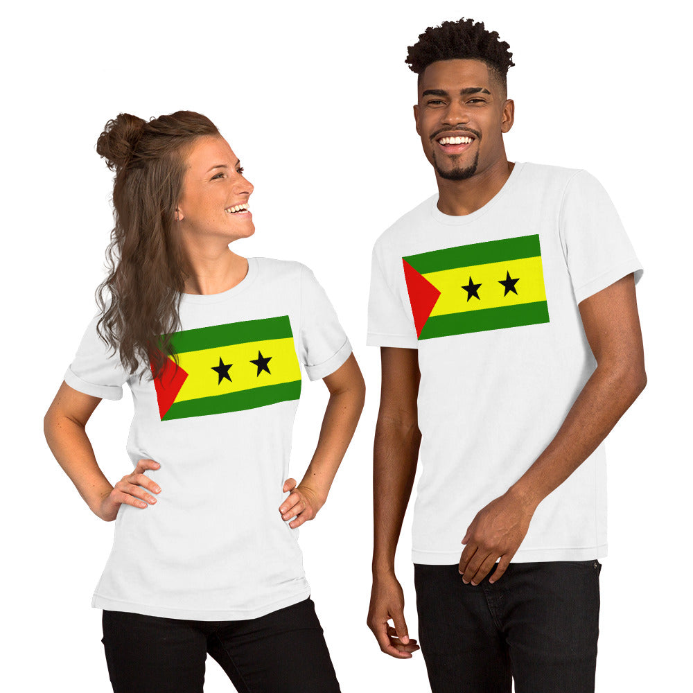 Sao Tome and Principe flag Unisex t-shirt