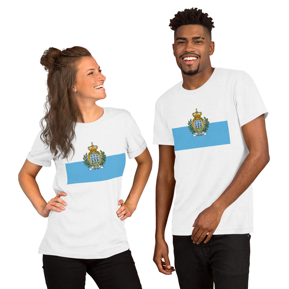 San Marino flag Unisex t-shirt