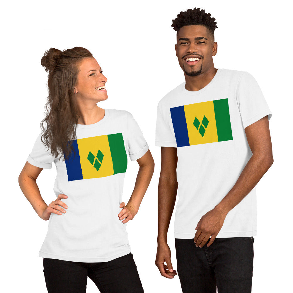 Saint Vincent and the Grenadines flag Unisex t-shirt