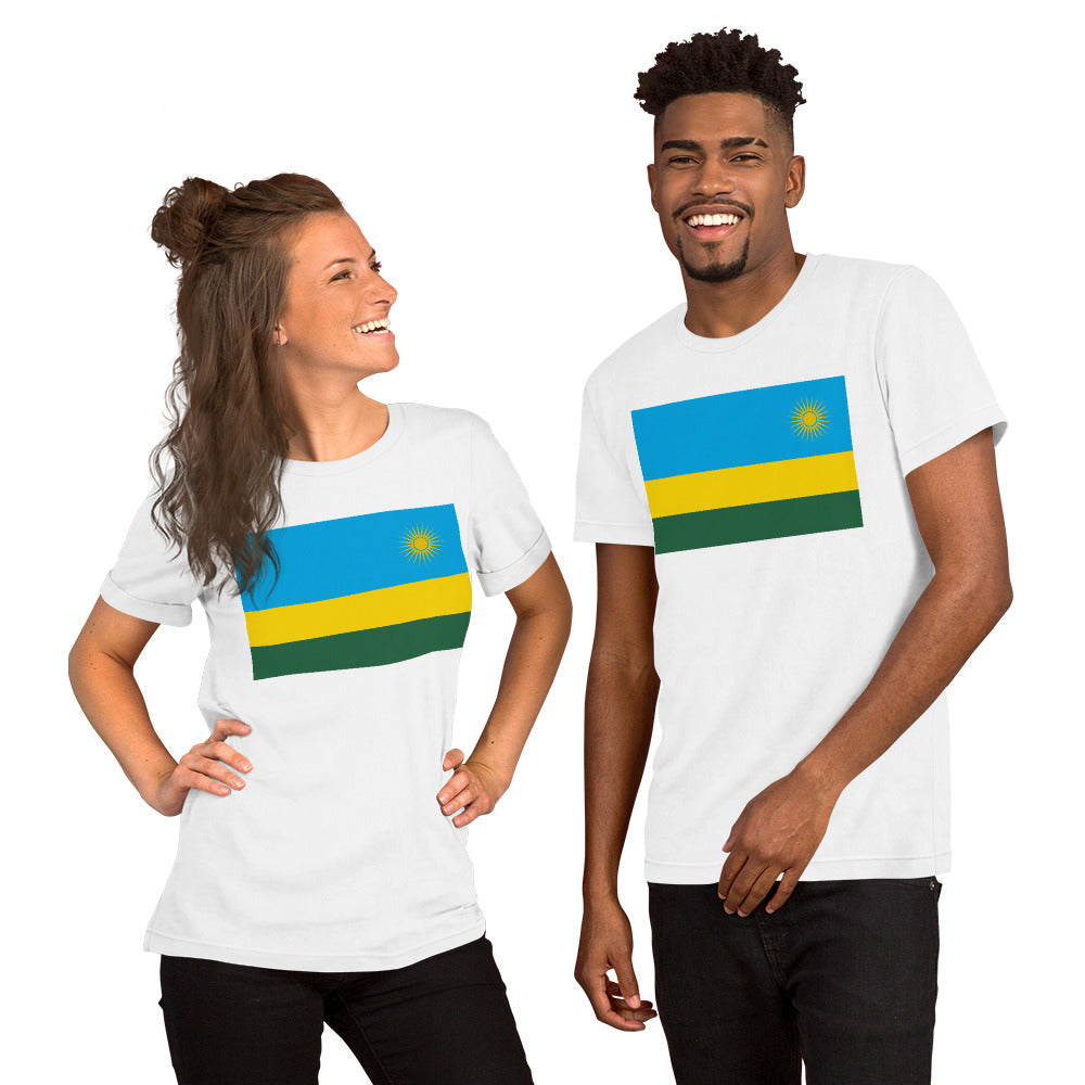 Rwanda flag Unisex t-shirt