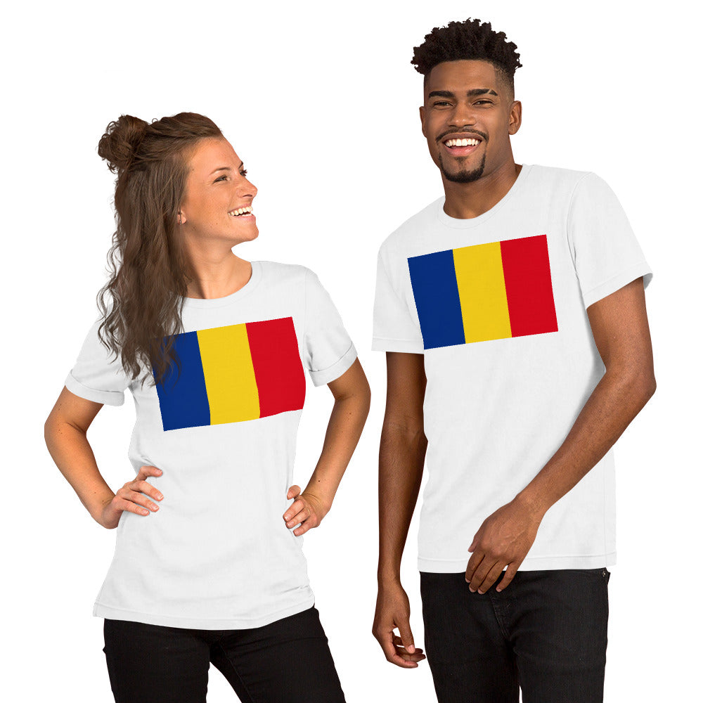 Romania flag Unisex t-shirt