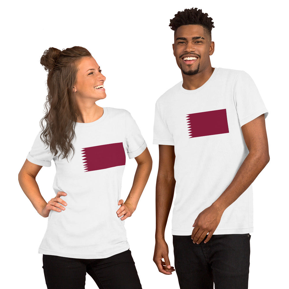 Qatar flag Unisex t-shirt