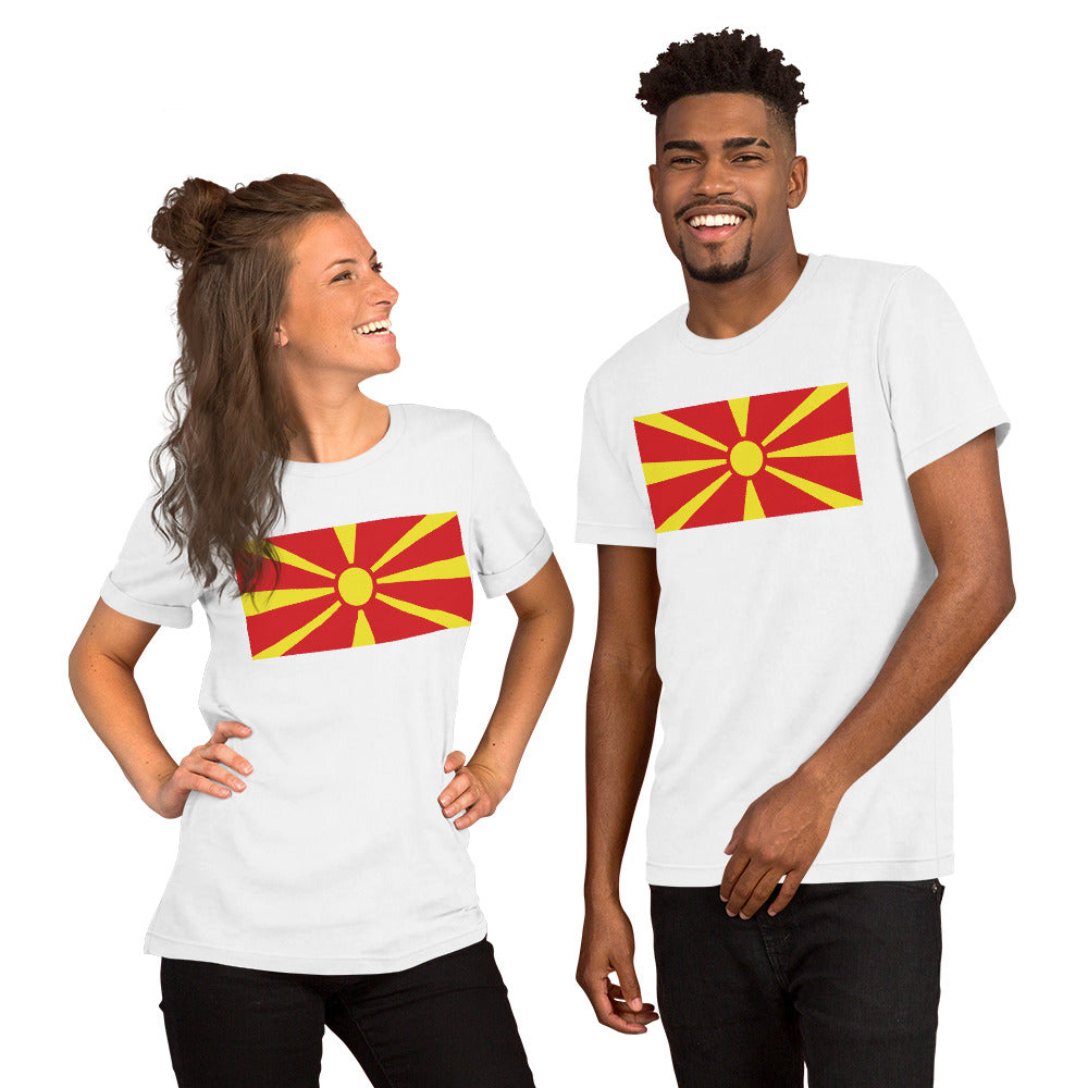 Macedonia flag Unisex t-shirt