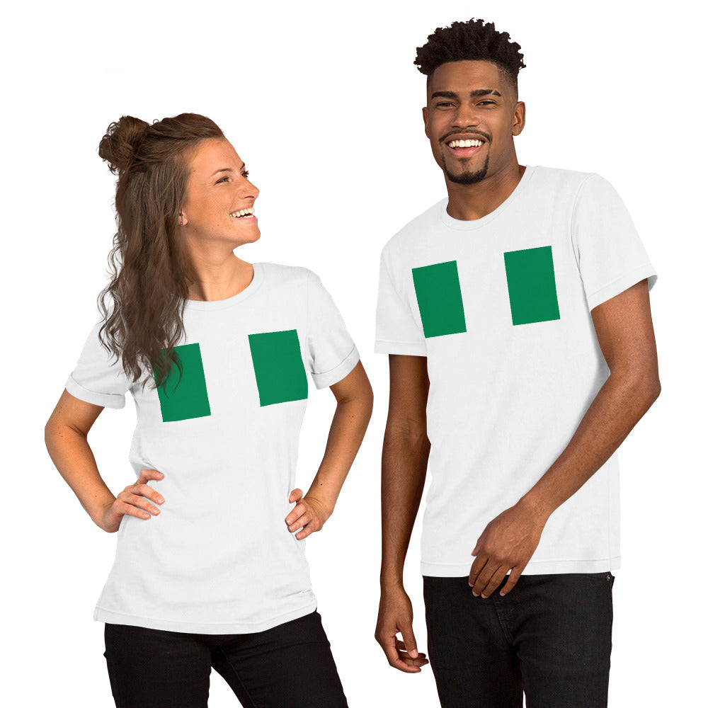 Nigeria flag Unisex t-shirt