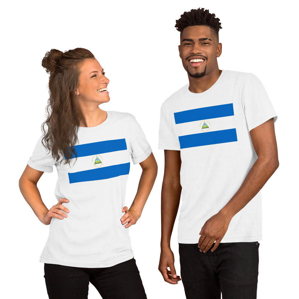 Nicaragua flag Unisex t-shirt