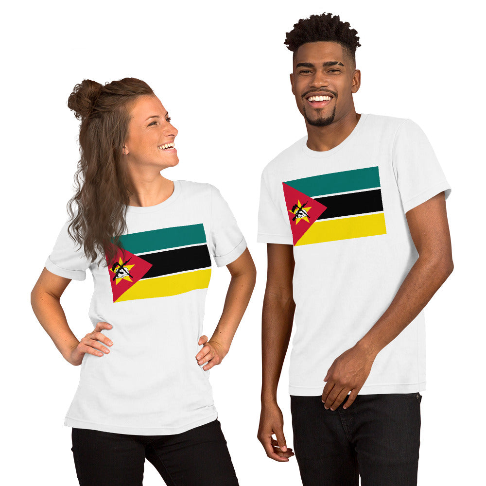 Mozambique flag Unisex t-shirt