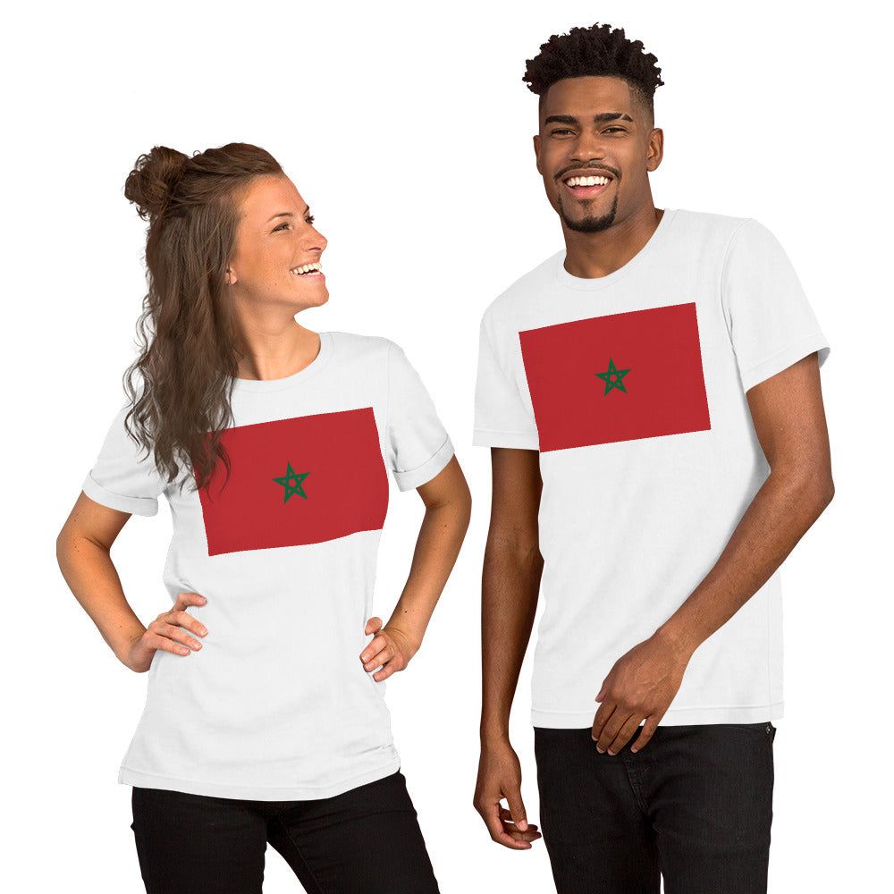 Morocco flag Unisex t-shirt