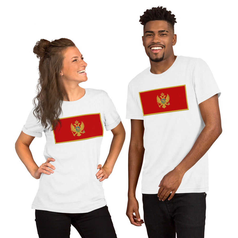 Montenegro flag Unisex t-shirt