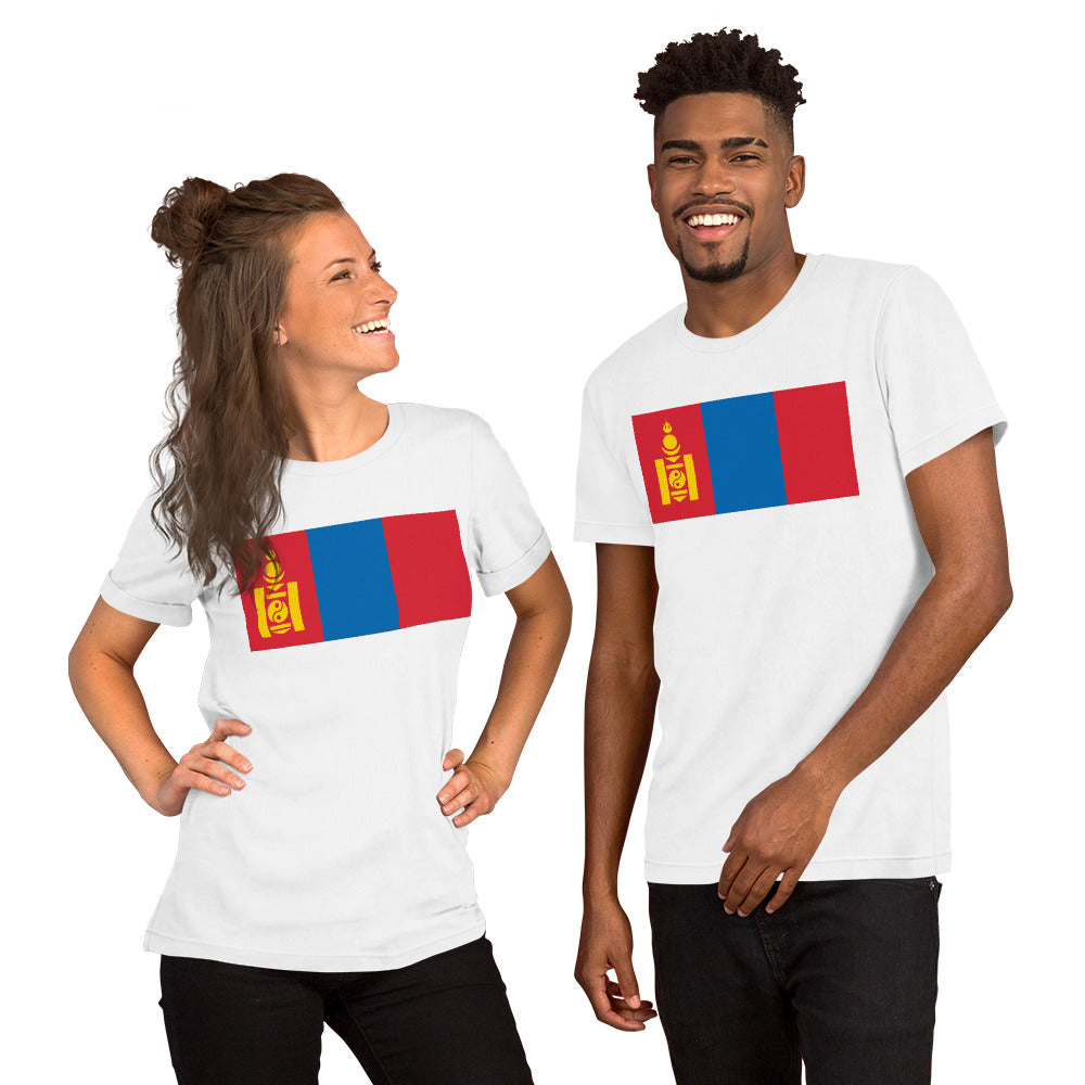 Mongolia flag Unisex t-shirt