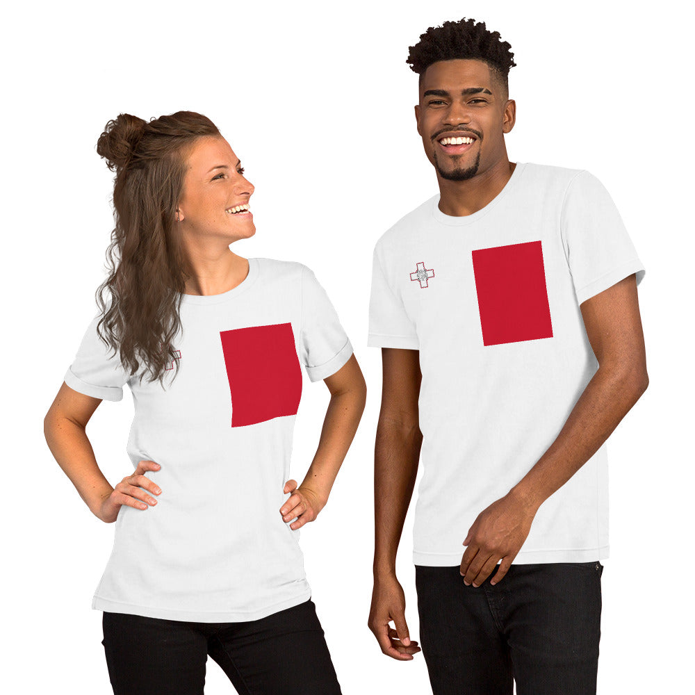 Malta flag Unisex t-shirt