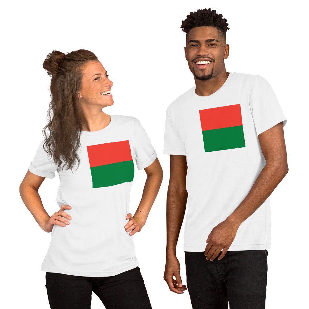 Madagascar flag Unisex t-shirt