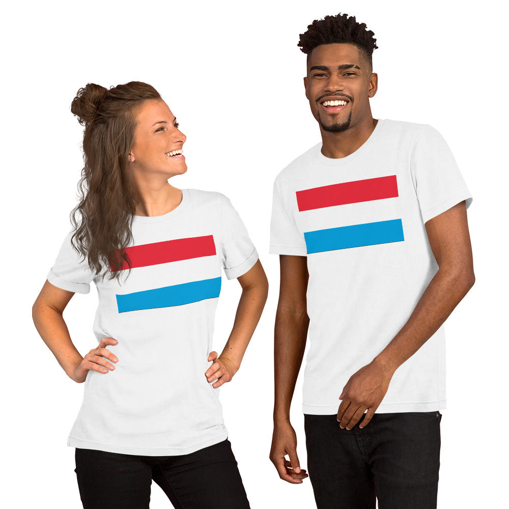 Luxembourg flag Unisex t-shirt