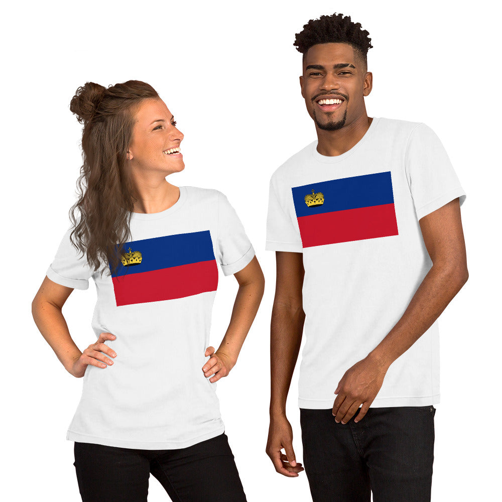 Liechtenstein flag Unisex t-shirt