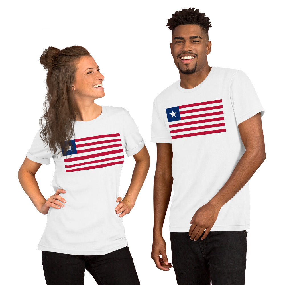 Liberia flag Unisex t-shirt