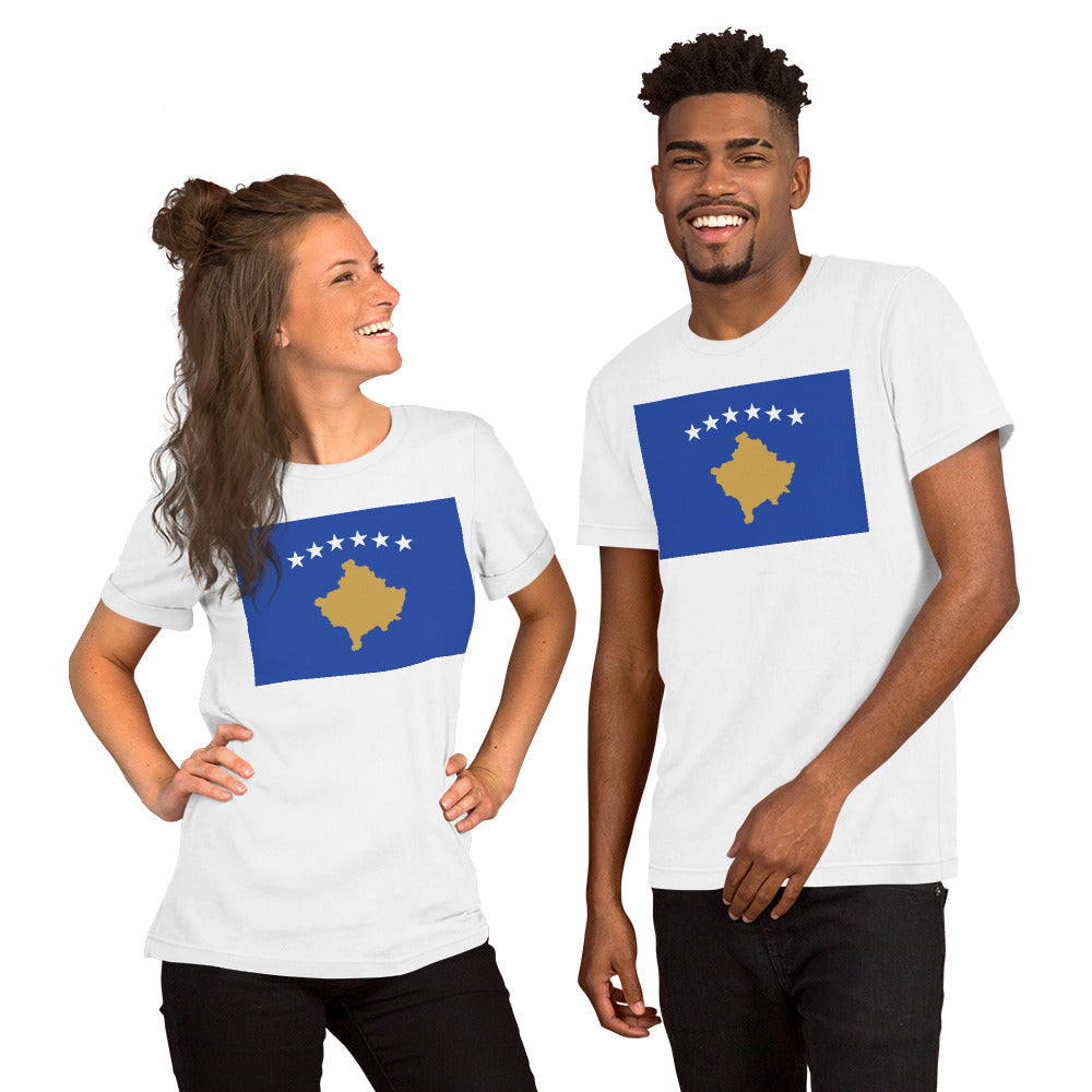 Kosovo flag Unisex t-shirt