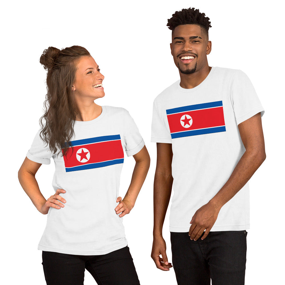 North Korea flag Unisex t-shirt