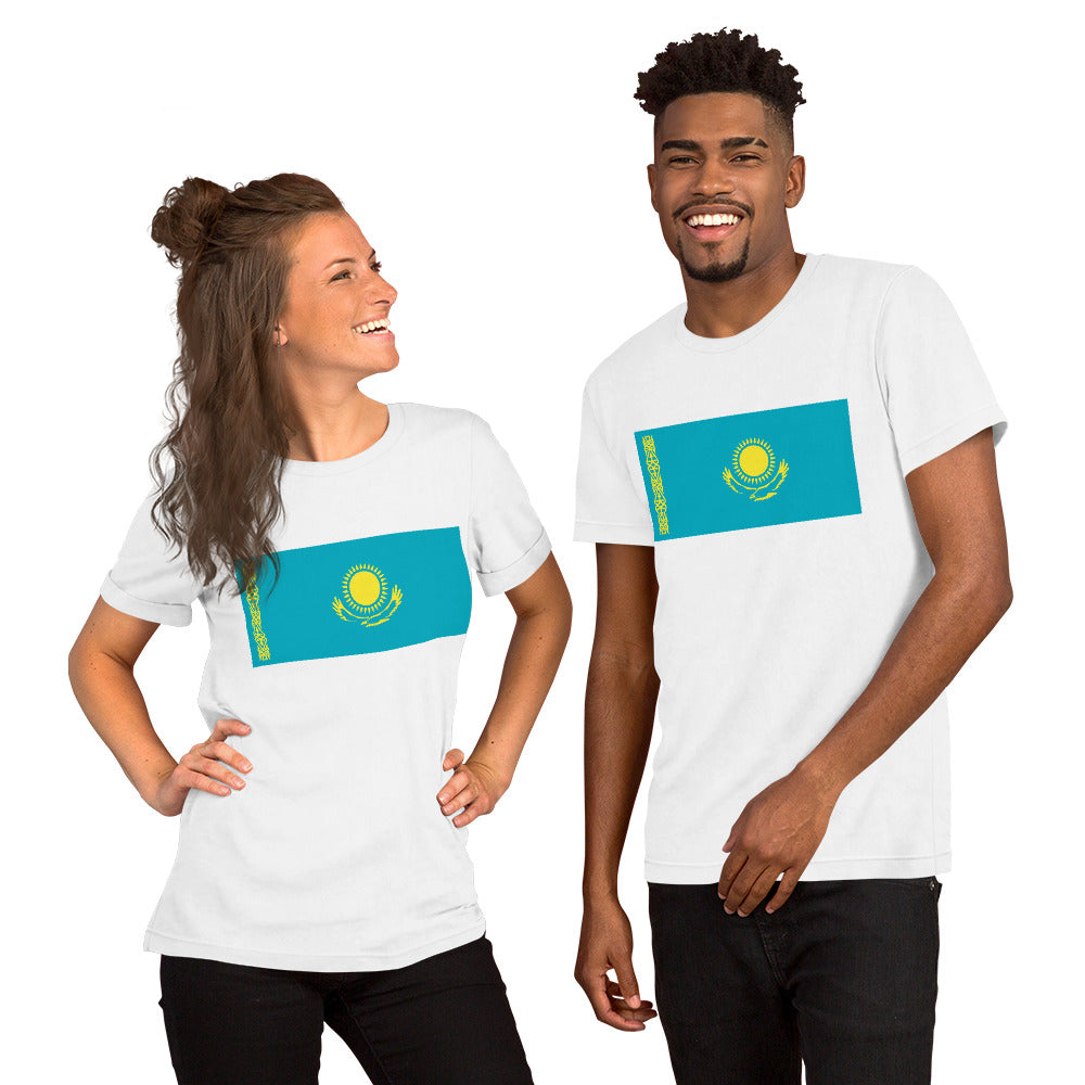 Kazakhstan flag Unisex t-shirt