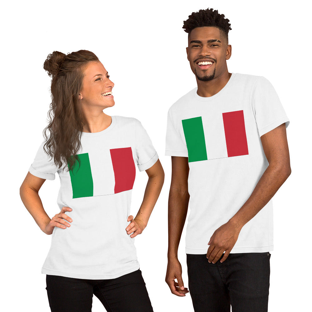 Italy flag Unisex t-shirt