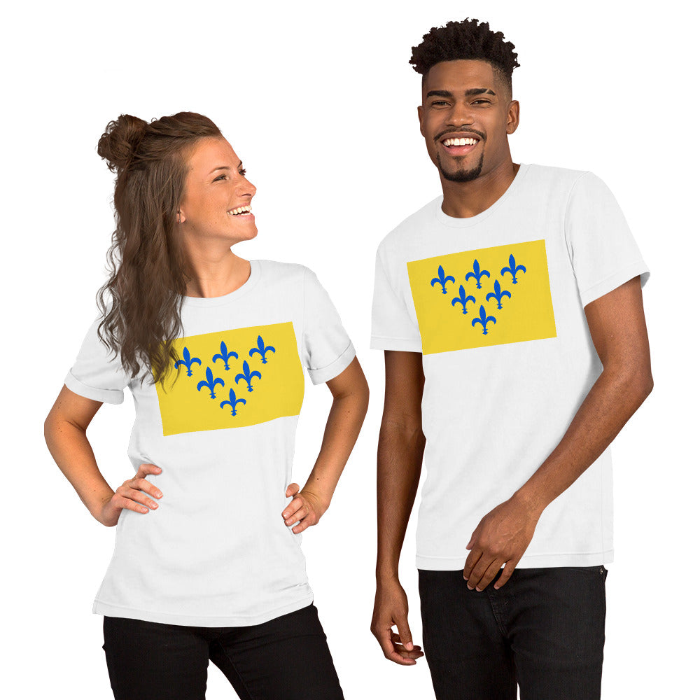 Parma and Piacenza flag Unisex t-shirt