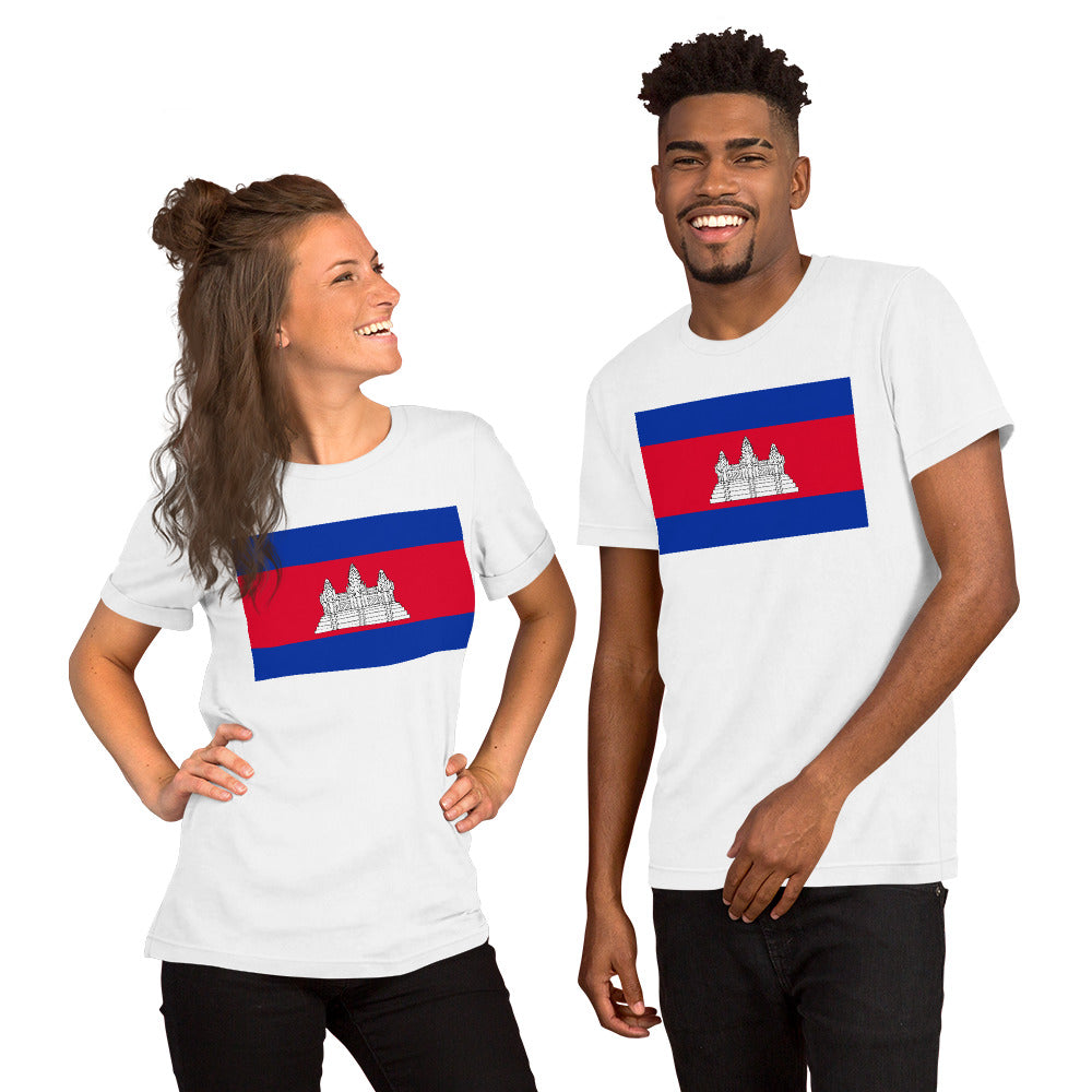 Cambodia flag Unisex t-shirt